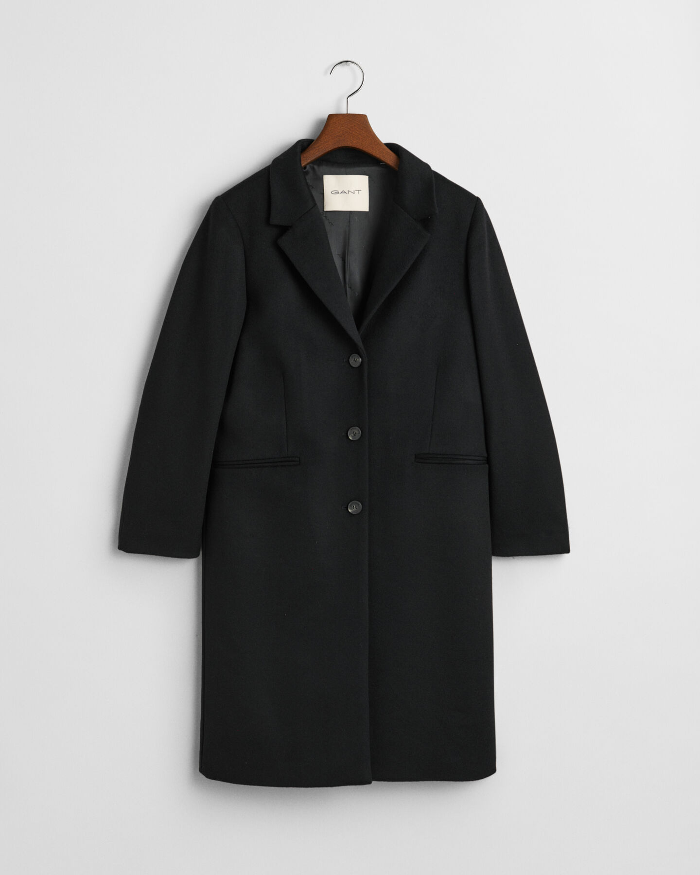 Classic Tailored Fit Wool Coat