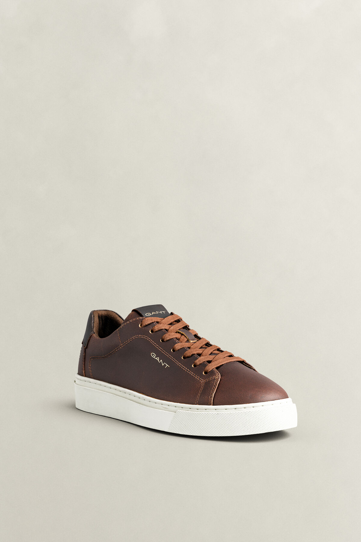 McJulien Leather Sneakers — SHADOW BROWN