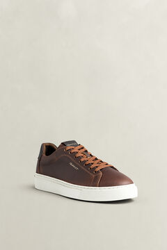 McJulien Leather Sneakers — SHADOW BROWN 1
