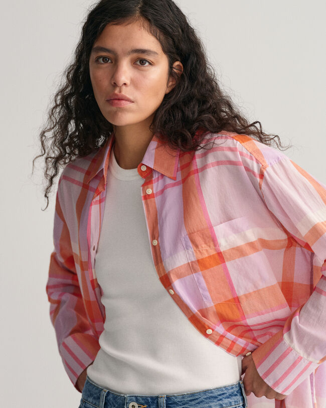 Oversized Madras Shirt