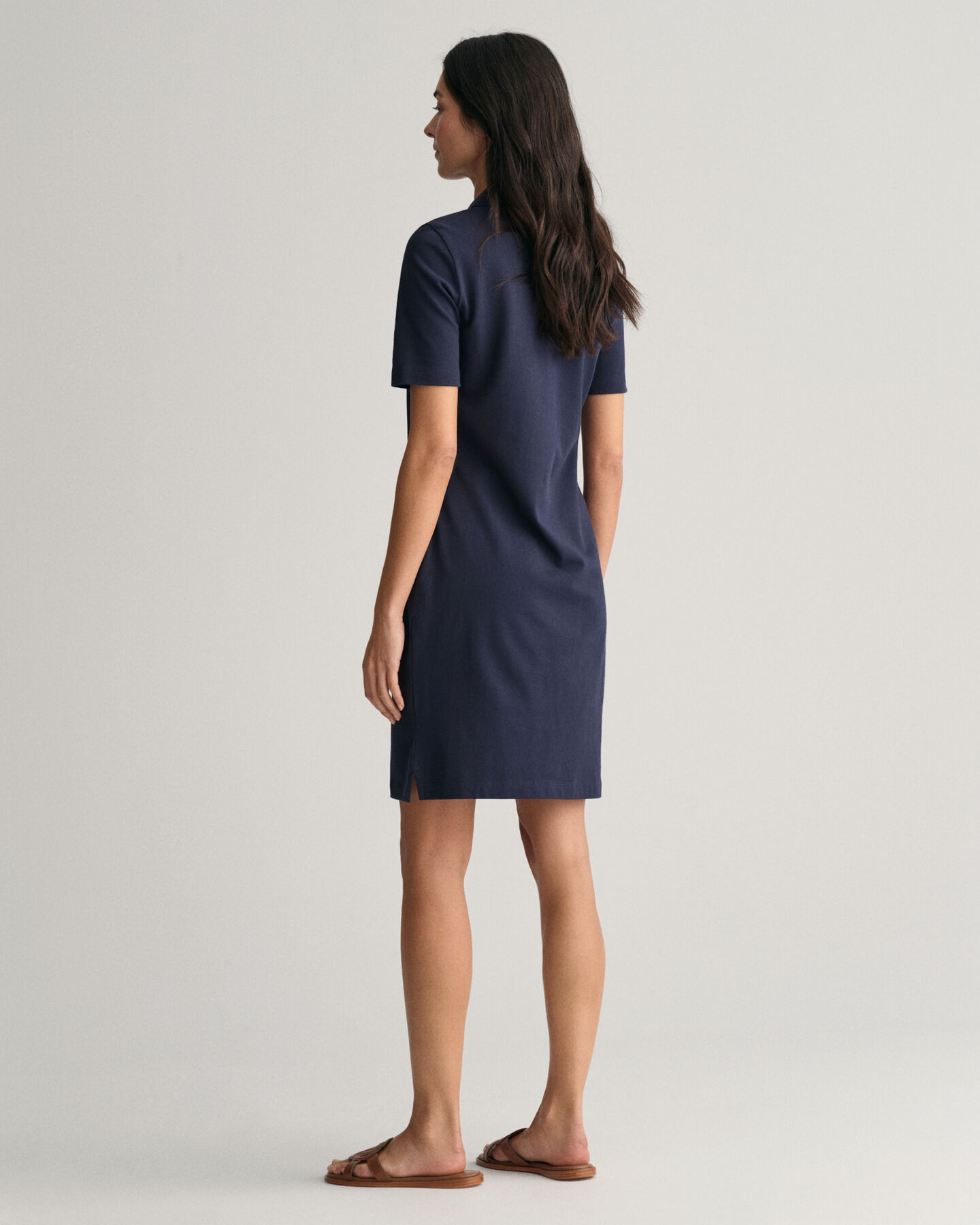 Shield Piqué Polo Dress