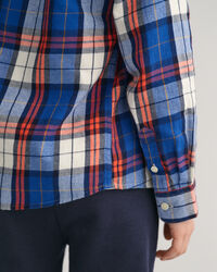 Kids Regular Fit Checked Flannel Shirt