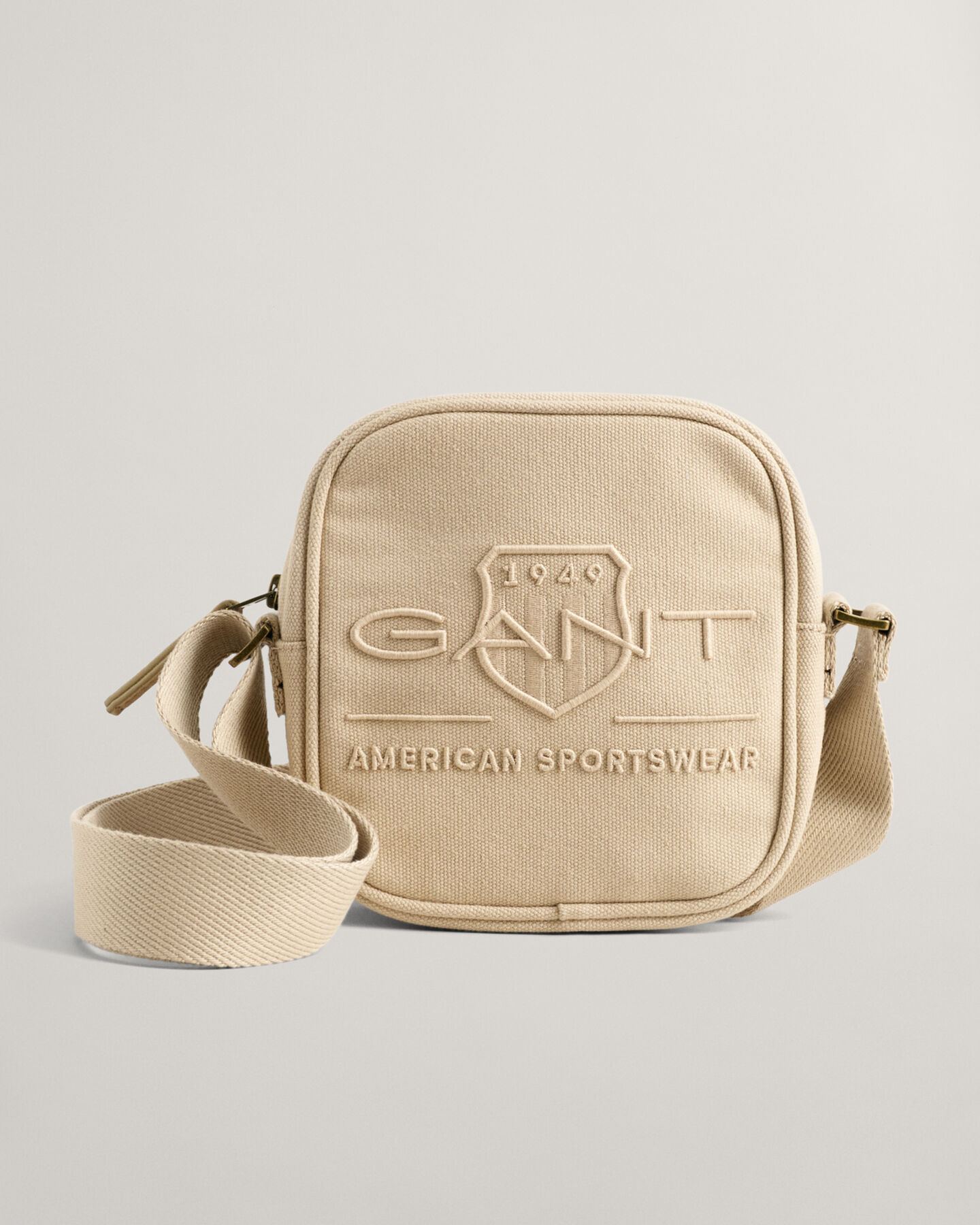 Tonal Shield Crossbody Bag