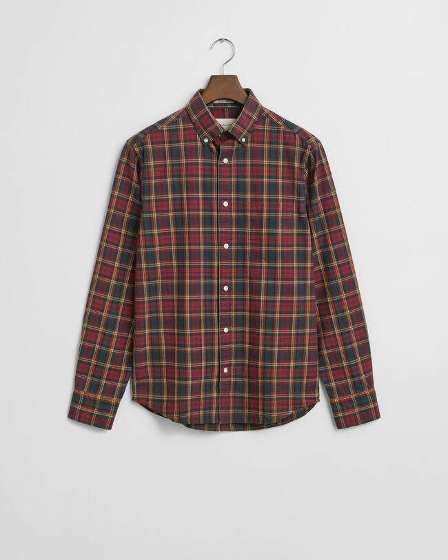 Regular Fit Checked Archive Poplin Shirt