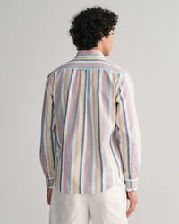 Regular Fit Multi Stripe Oxford Shirt