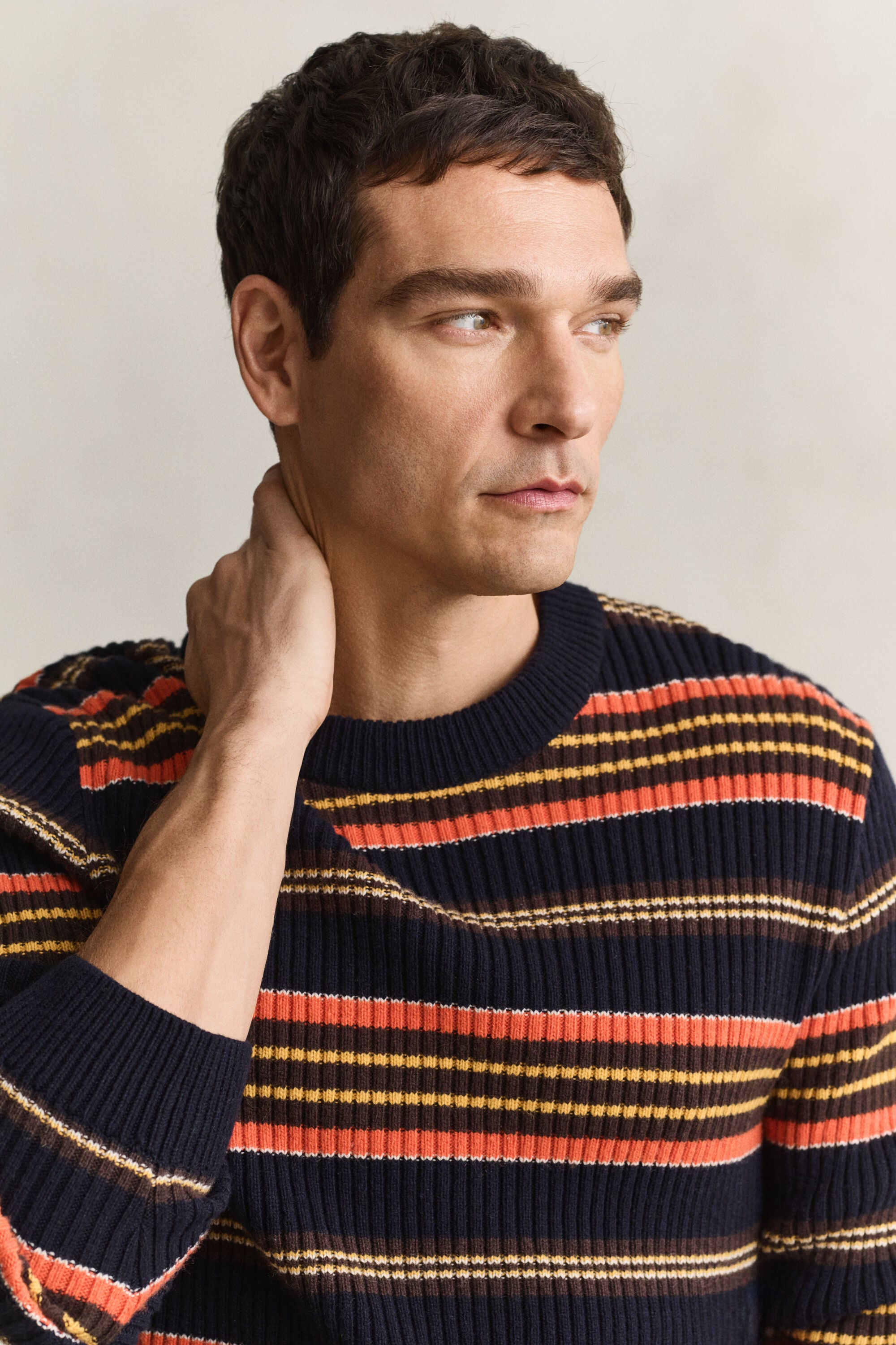 Striped Ribbed Sweater