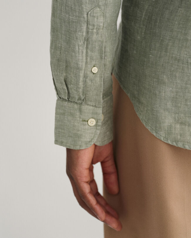 Slim Fit Linen Shirt