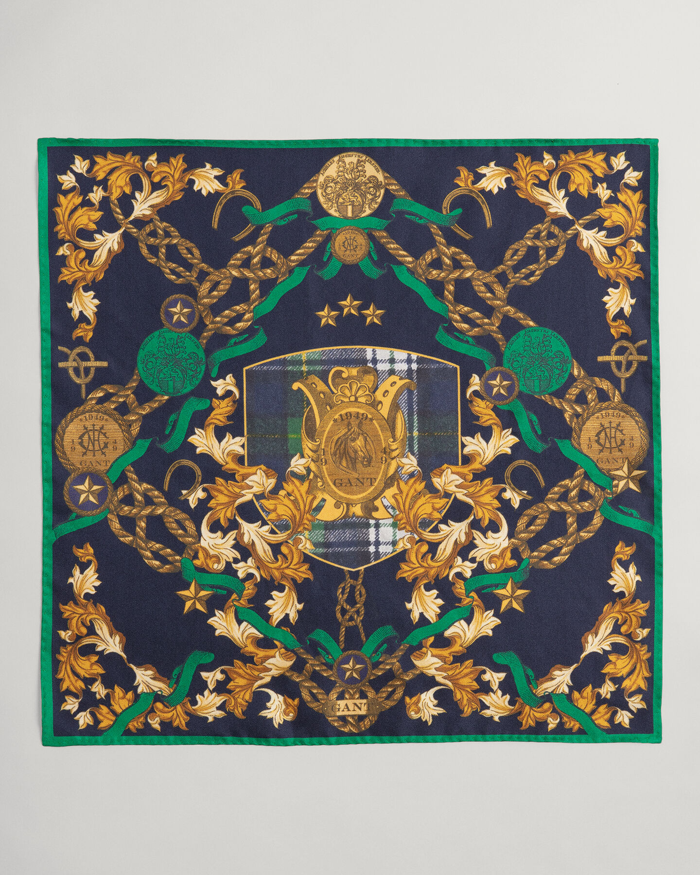 Chain Print Pocket Square