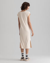 Detail Slit Jersey Dress