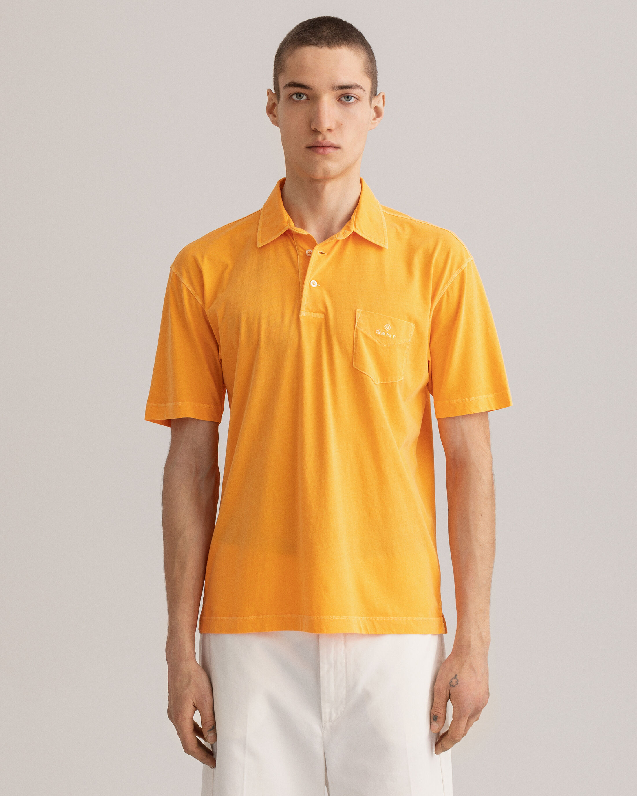  Sunfaded Jersey Polo Shirt 