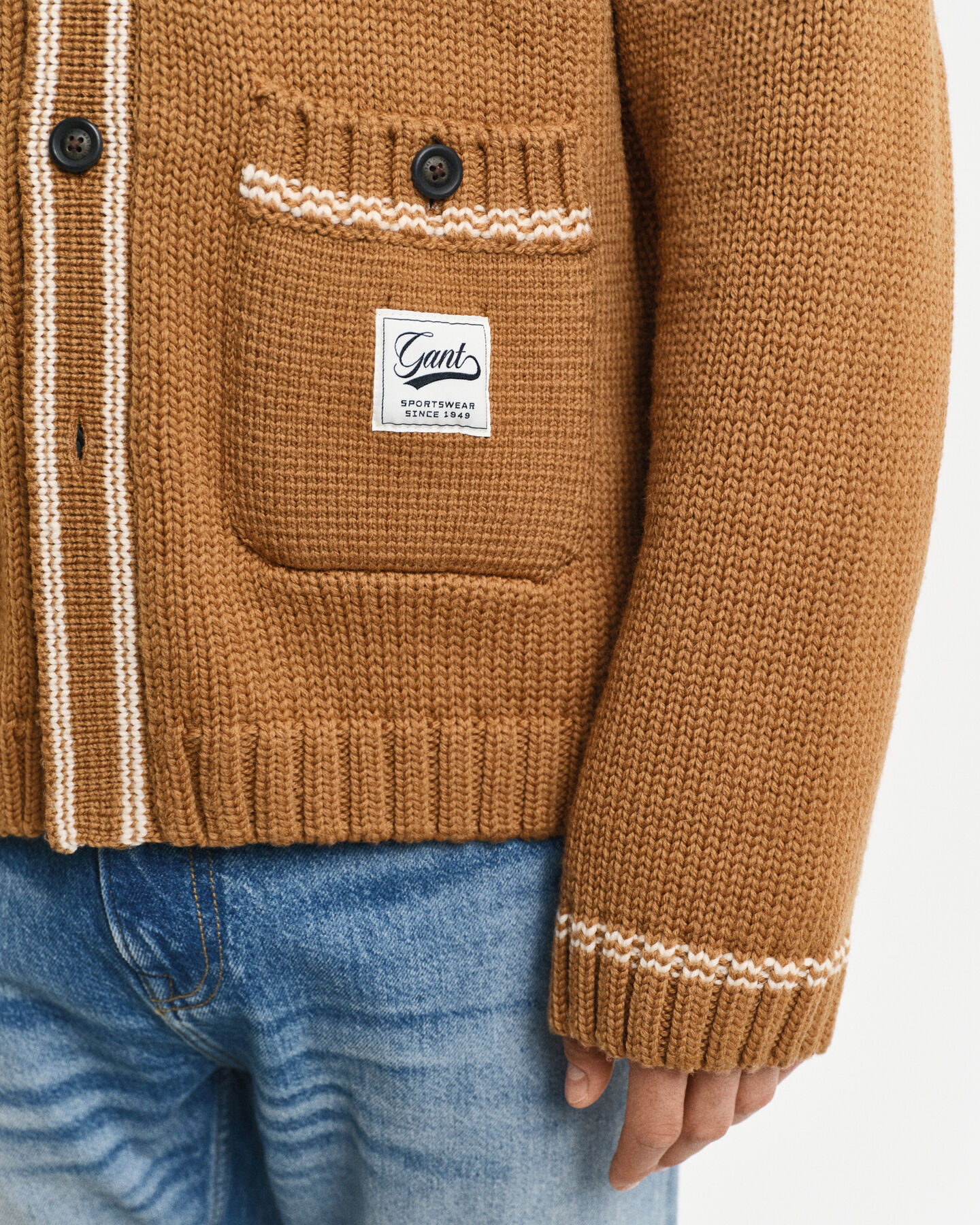 Buttoned Wool Cardigan