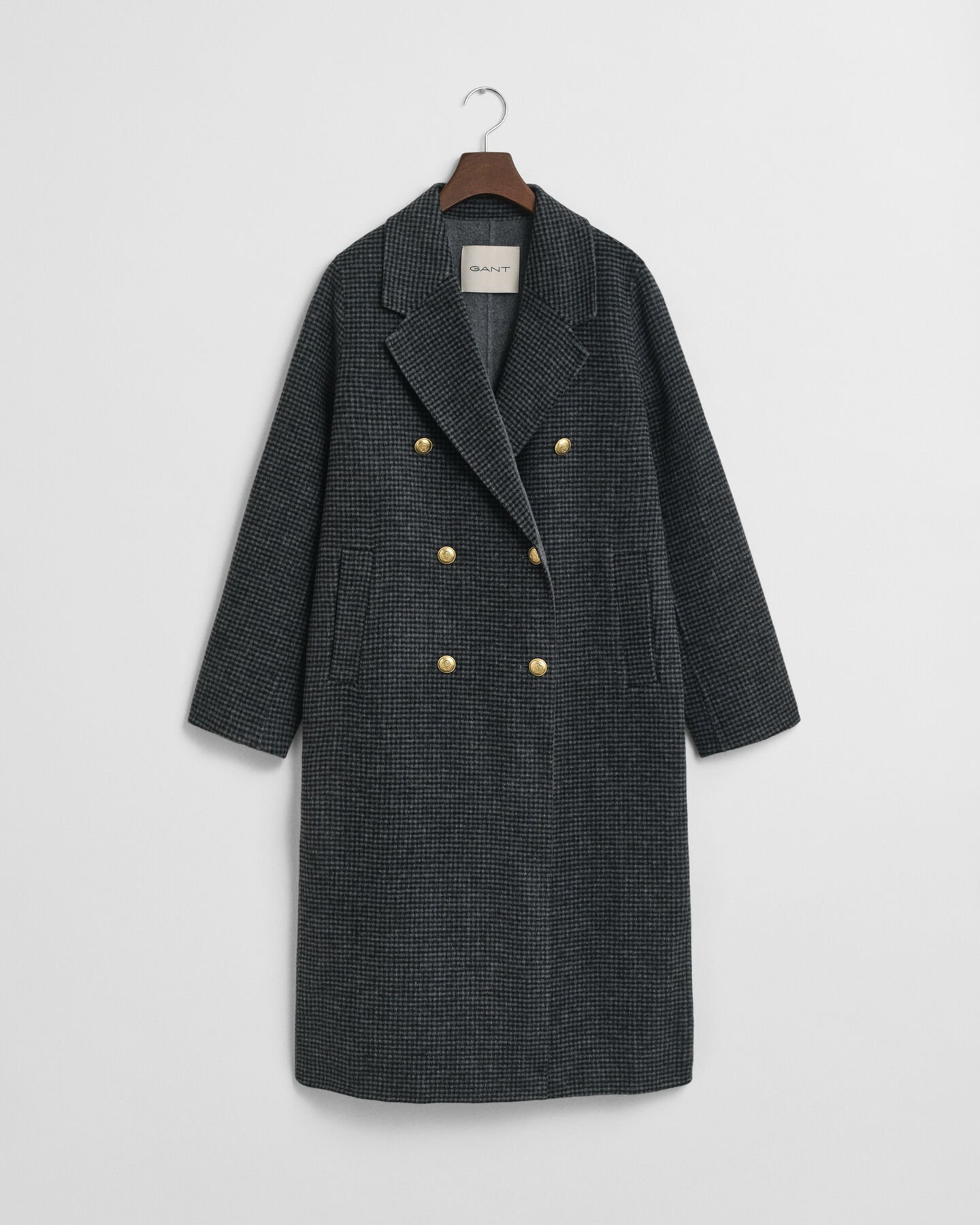 Checked Handstitched Coat