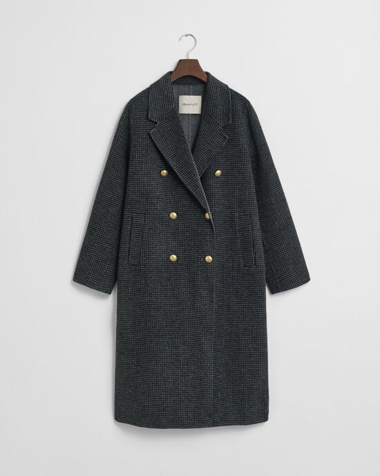 Checked Handstitched Coat