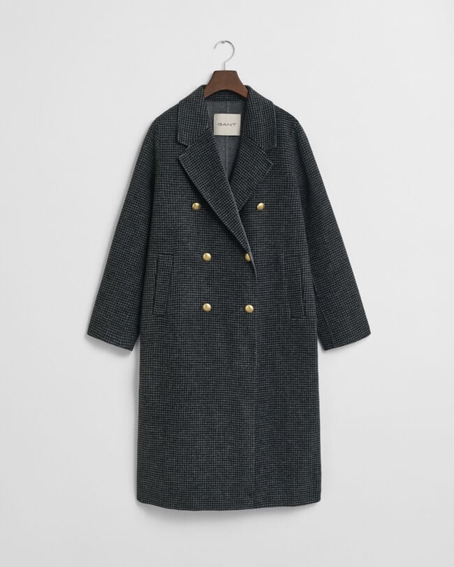 Checked Handstitched Coat