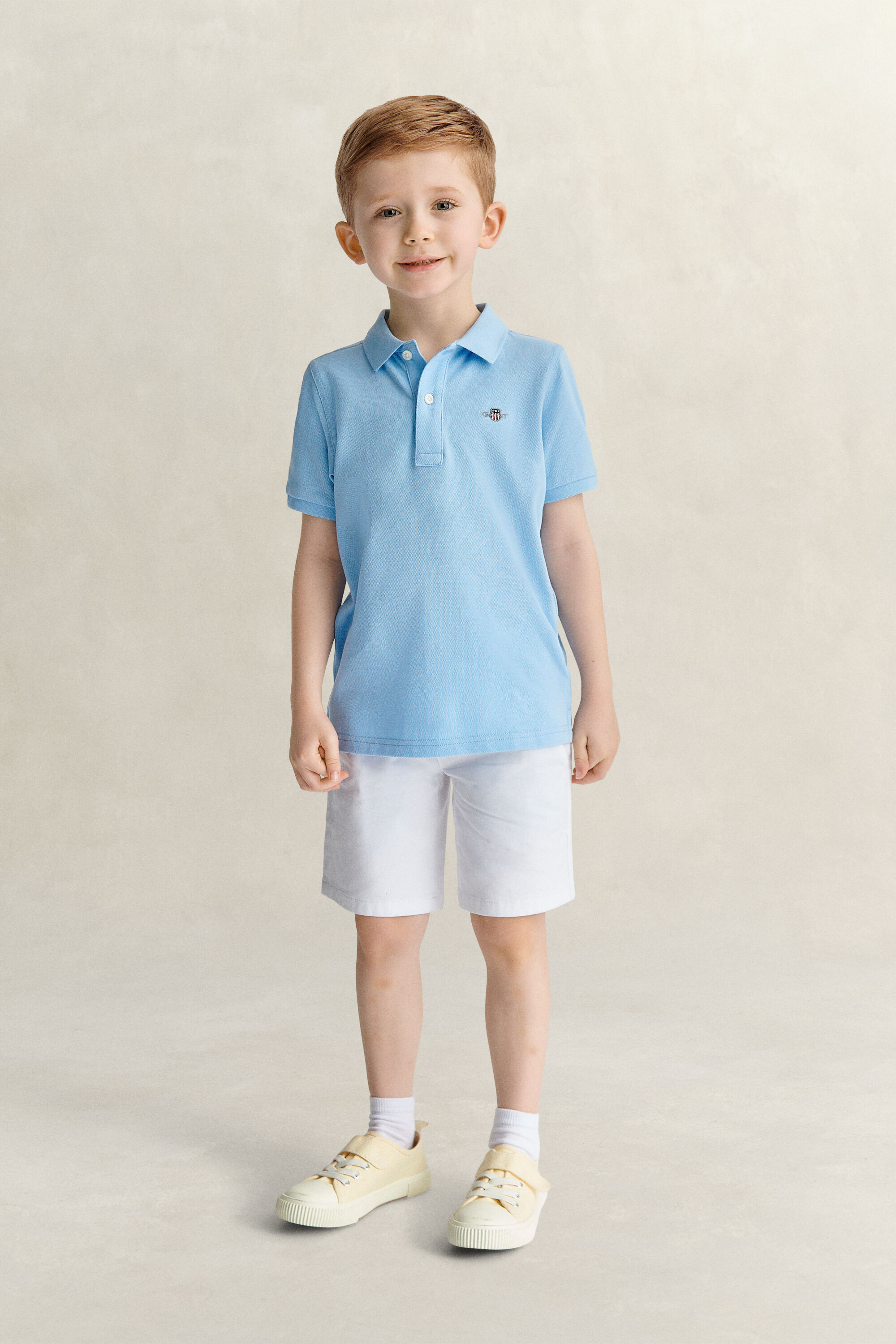 Kids Shield Piqué Polo Shirt