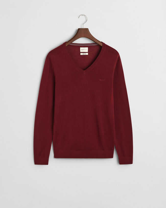 Extra Fine Merino Wool V-Neck Sweater
