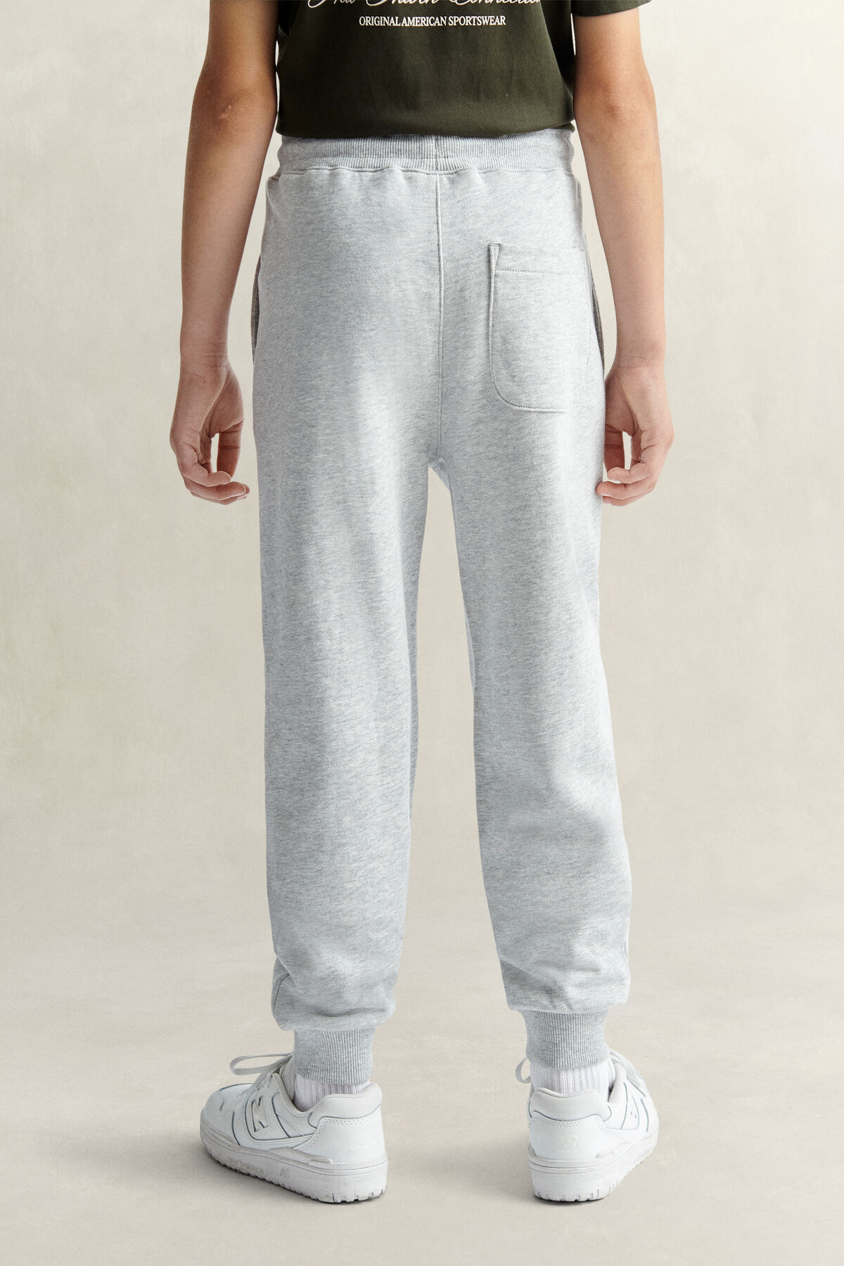 Teen Boys Shield Sweatpants — GREY MELANGE
