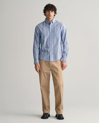 Regular Fit Striped Archive Oxford Shirt 