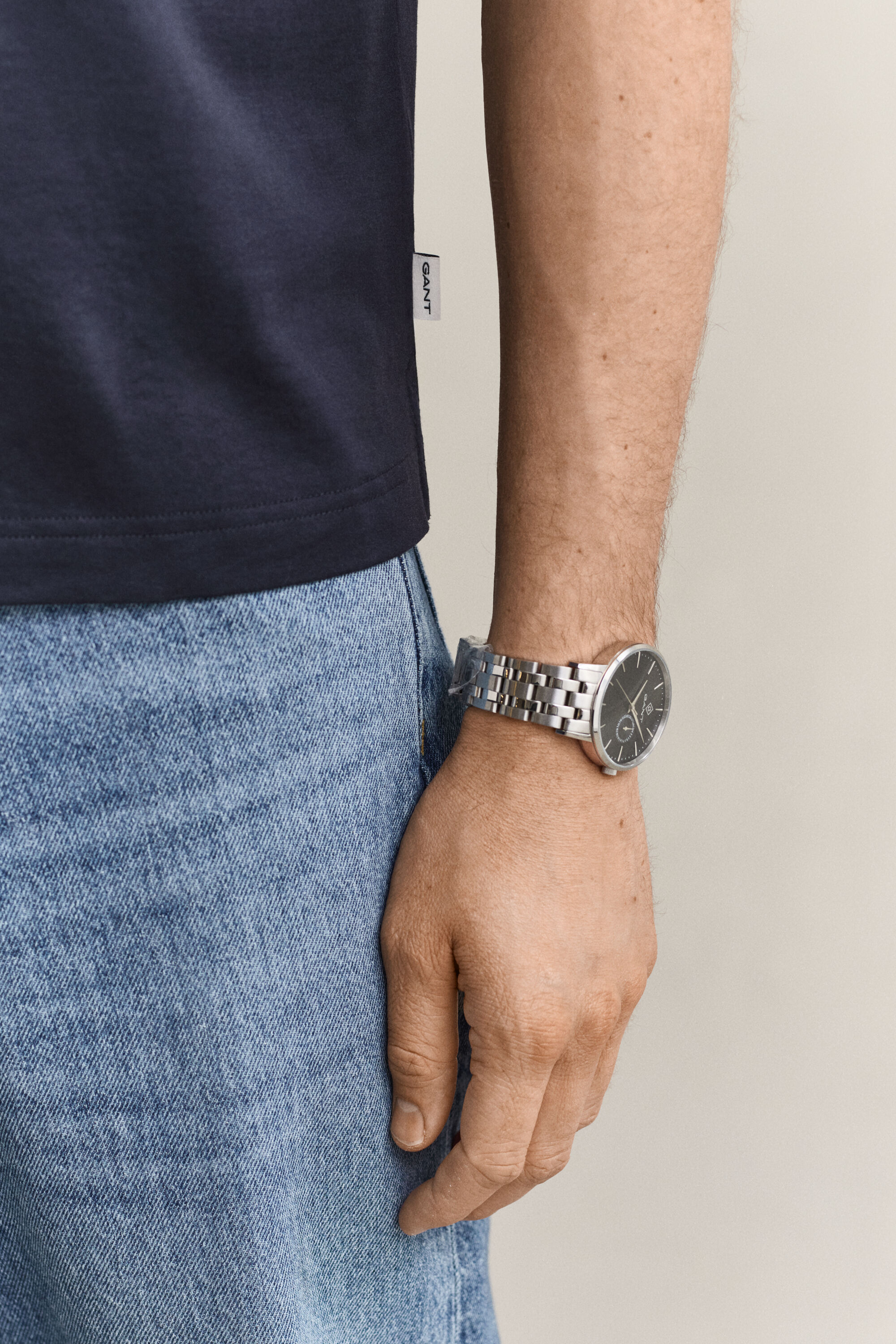 Pima Cotton Polo Shirt — EVENING BLUE