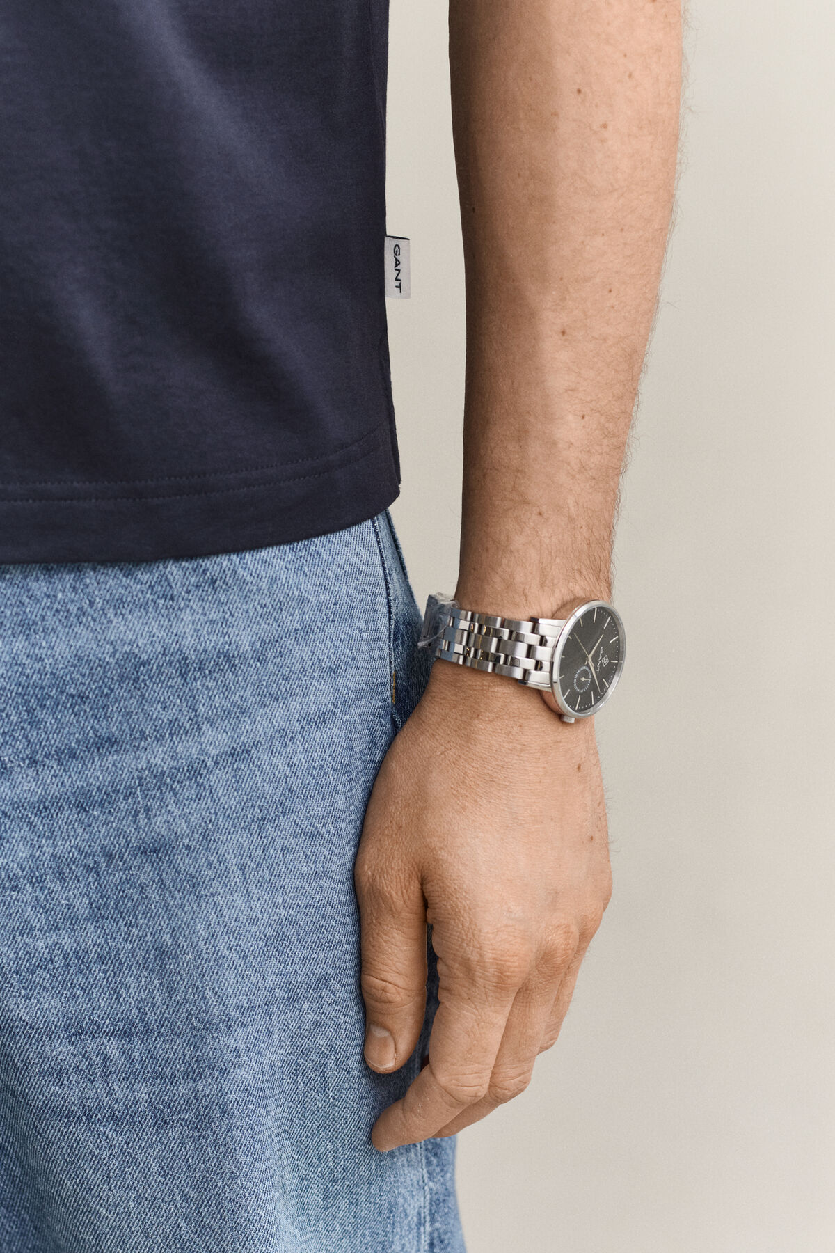 Pima Cotton Polo Shirt — EVENING BLUE