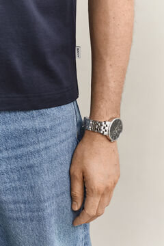 Pima Cotton Polo Shirt — EVENING BLUE 3