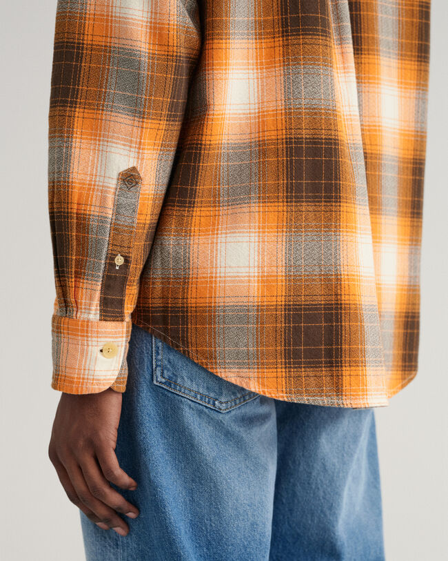 Relaxed Fit Shadow Check Shirt