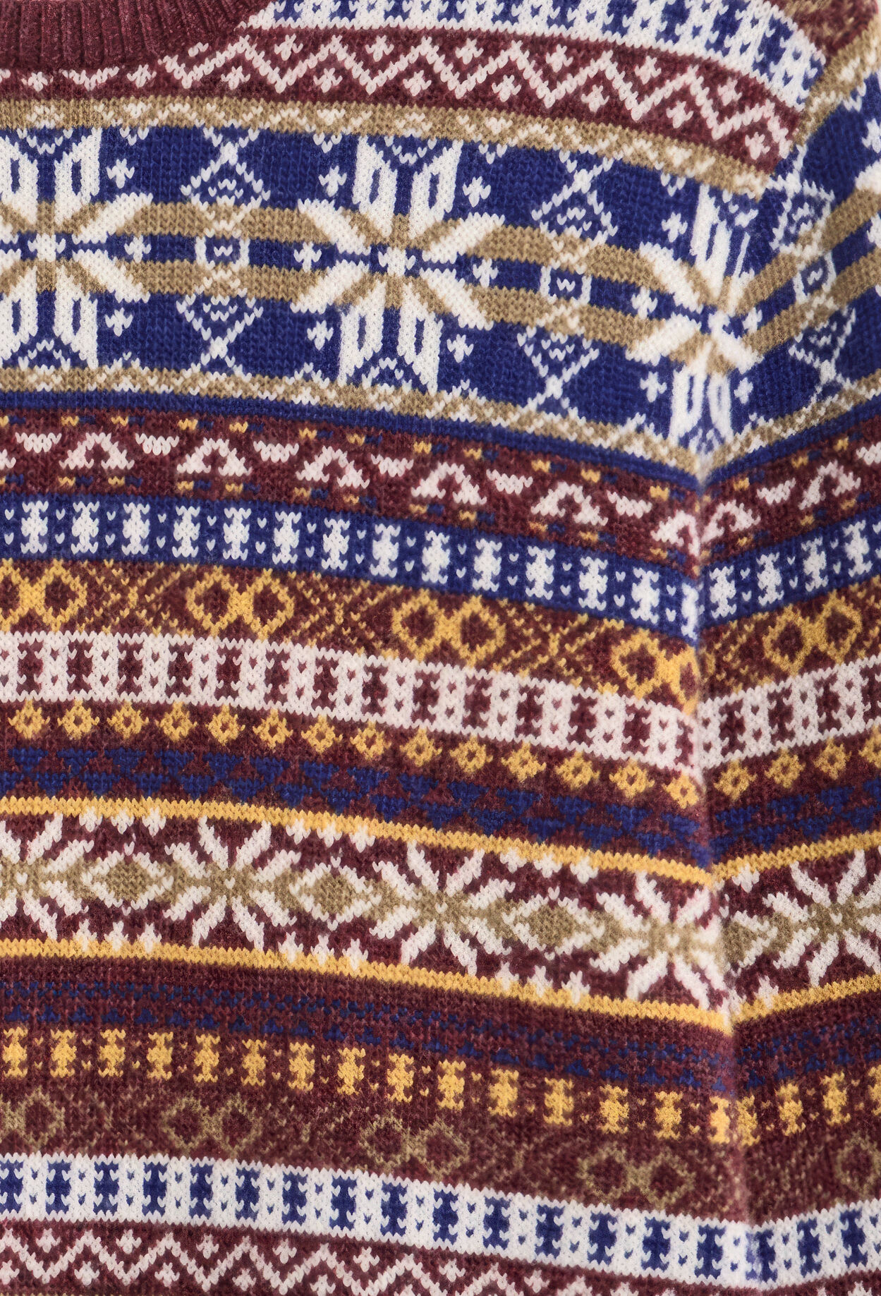 Fair Isle Crew Neck Sweater