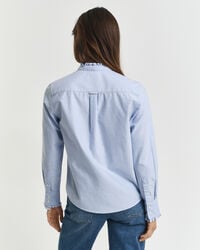 Classic Oxford Frill Blouse