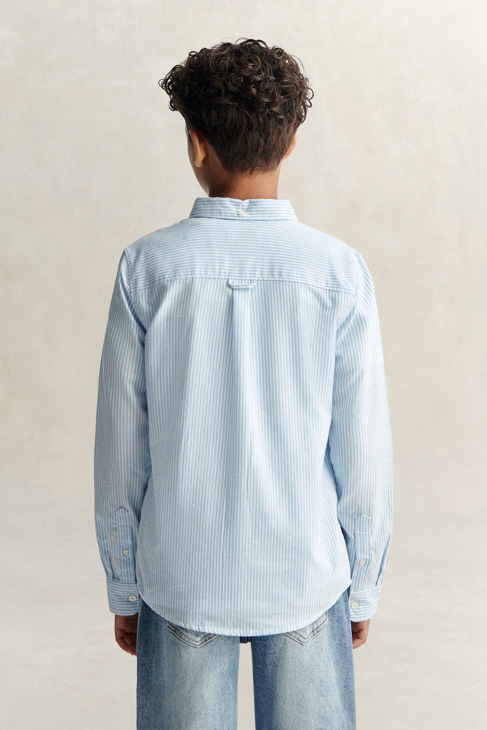 Teen Boys Shield Striped Oxford Shirt
