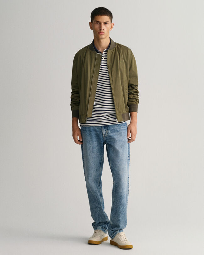 Striped Piqué Polo Shirt