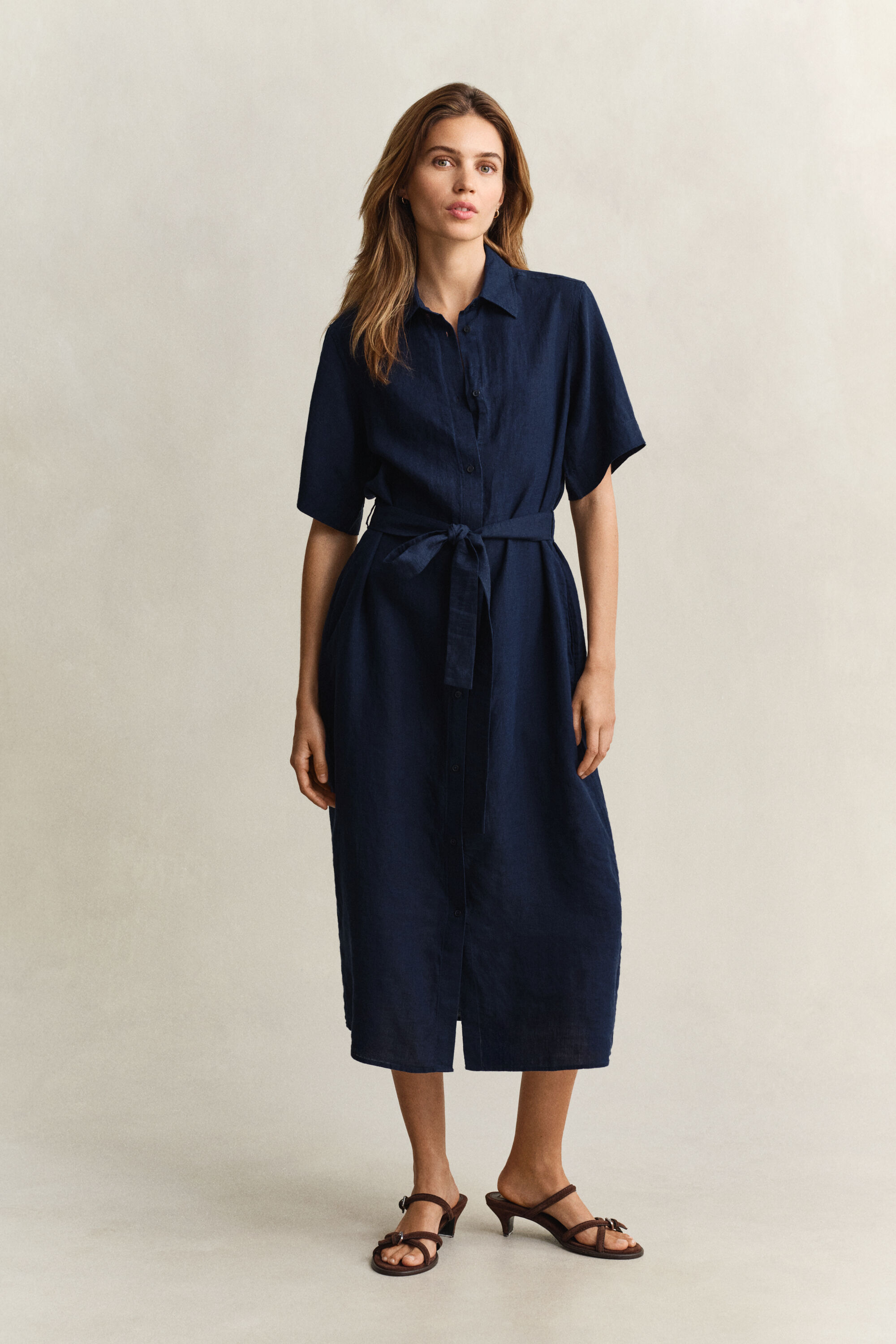 Linen Shirt Dress