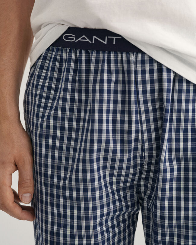 Micro Check Pajama Pants