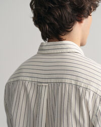 Relaxed Fit Pinstriped Seersucker Shirt