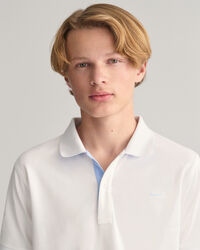 Teens Contrast Piqu&eacute; Polo Shirt