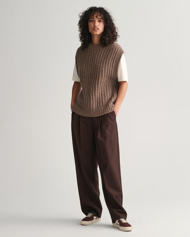 Ribbed Wool Vest