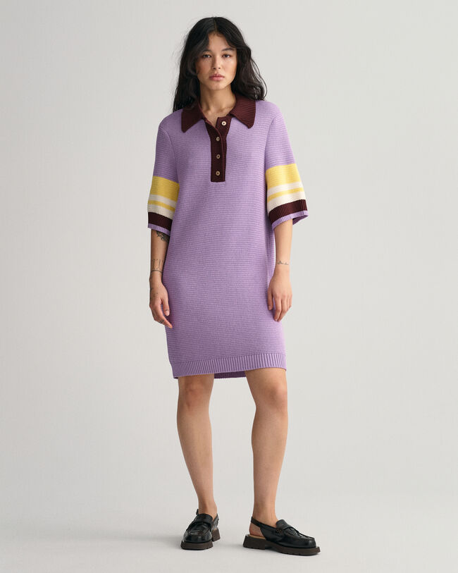 Polo Knit Mini Dress