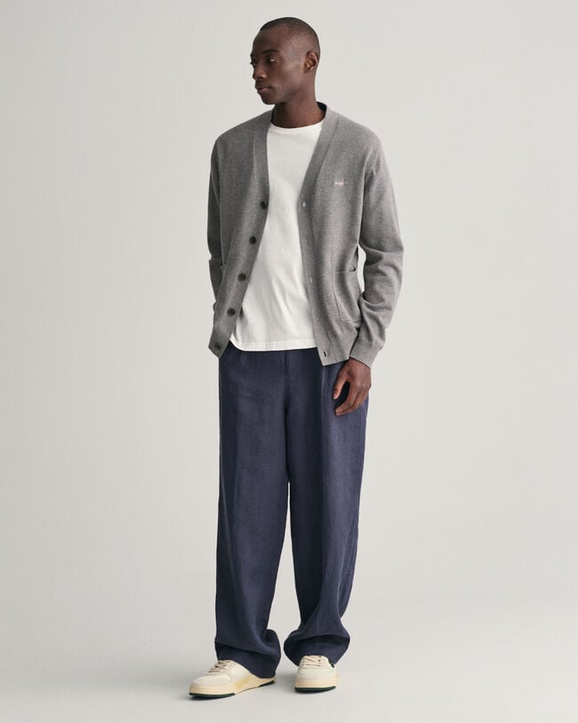 Classic Cotton V-Neck Cardigan