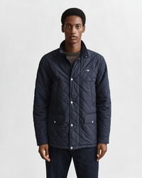 Quilted Windcheater Mid-Length Jacket