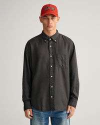 Relaxed Fit Garment-Dyed Lyocell Shirt