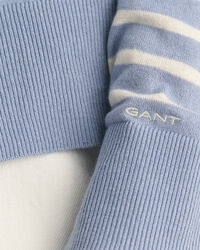 Fine Knit Striped Cardigan