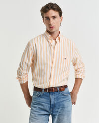 Regular Fit Striped Classic Poplin Shirt