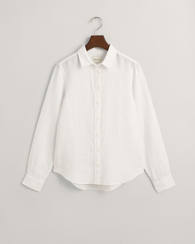 Regular Fit Linen Chambray Shirt