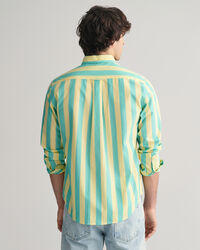 Regular Fit Parasol Striped Poplin Shirt