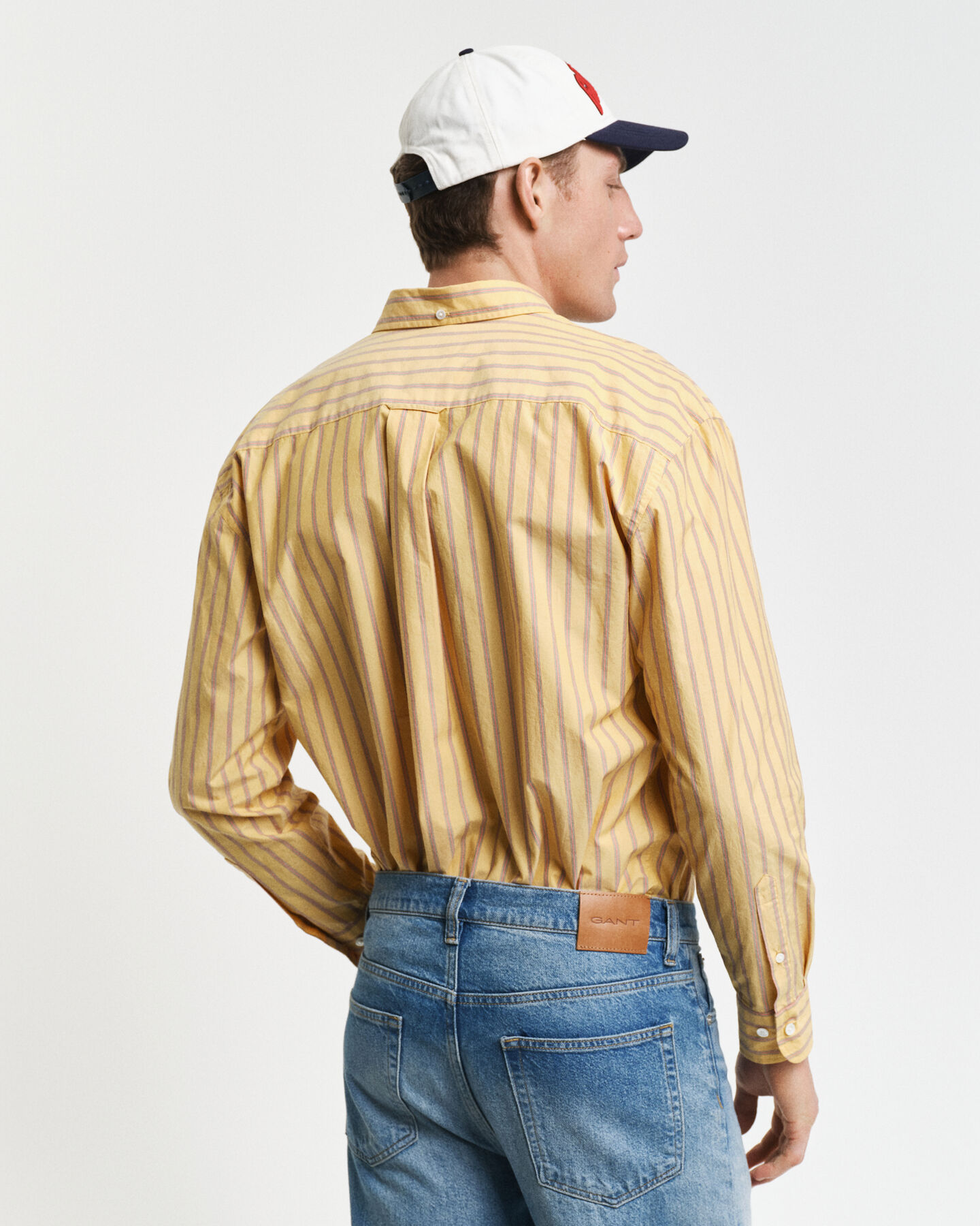 Relaxed Fit Striped Heritage Poplin Shirt