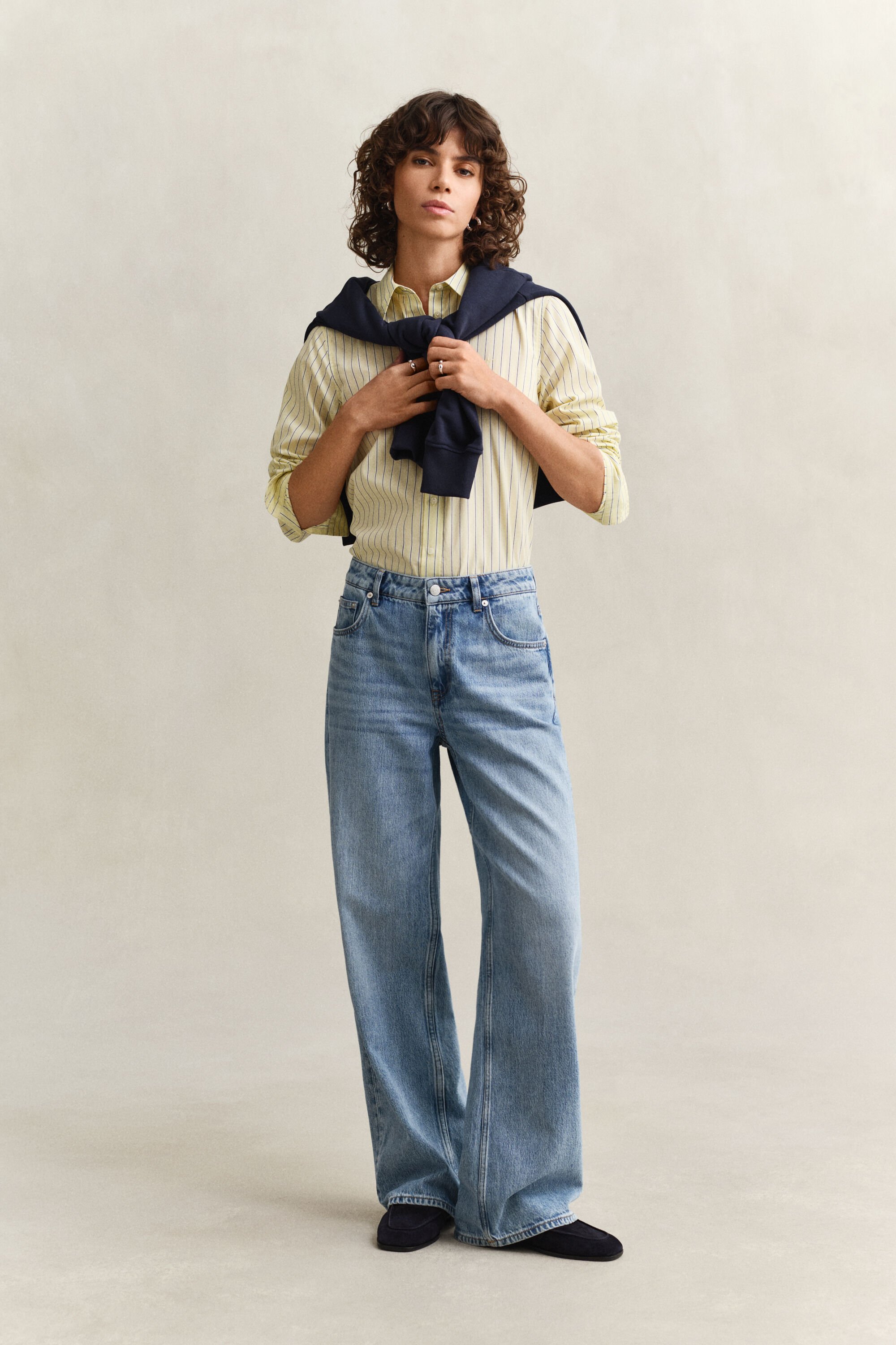 Regular Fit Classic Striped Poplin Shirt