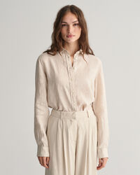 Regular Fit Linen Chambray Shirt