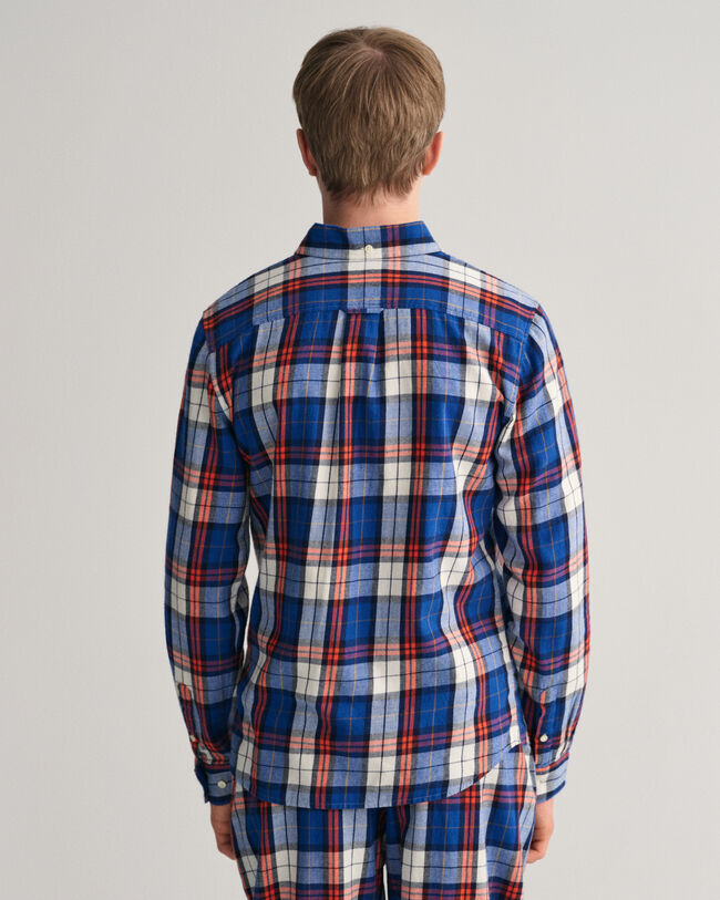 Teen Boys Regular Fit Checked Flannel Shirt