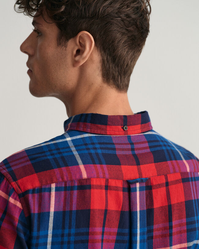 Regular Fit Plaid Flannel Shirt