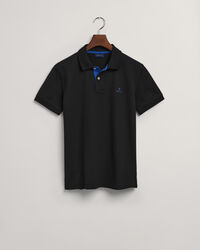 Contrast Collar Piqué Rugger