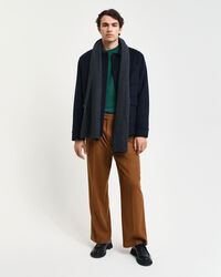 Wool Blend Crew Neck Sweater